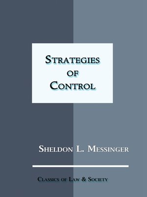 cover image of Strategies of Control